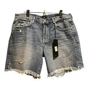 NWT Edwin Denim 7” CAI Short‎ In Color Viva | Size 34